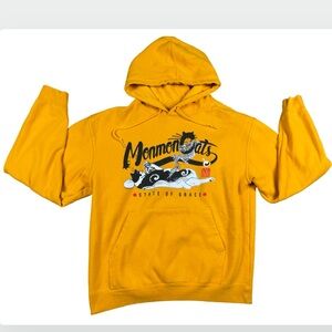 Monmon Cats by Horitomo State of Grace Graphic Hooded Sweatshirt Large